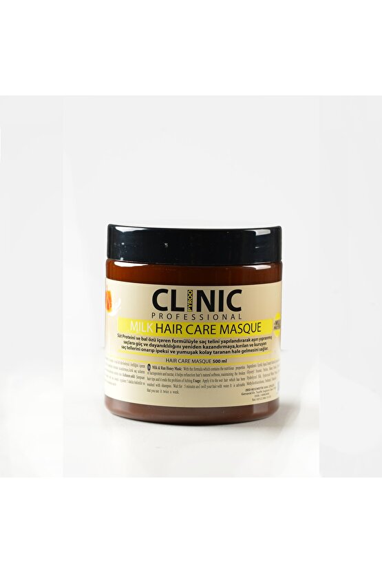 Clınıc Pyroo Milk&honey (BALLI&SÜTLÜ) Saç Bakım Maskesi (500 ML)