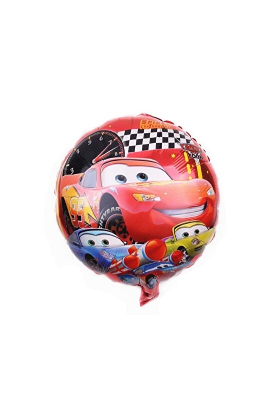 Arabalar 7 Yaş Balon Seti Cars Konsept Helyum Balon Set Şimşek Mcqueen Doğum Günü Set