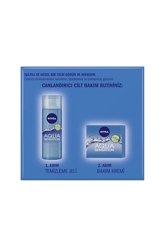 Aqua Sensation Canlandırıcı Yüz Bakım Kremi 50ml, Nemlendirici, Salatalık Özü, Dolgun Cilt