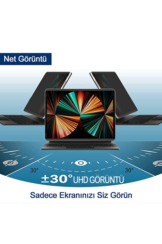 General Mobile E-tab 4 10.1 Premium Privacy 9h Nano Hayalet Film Temizlik Seti