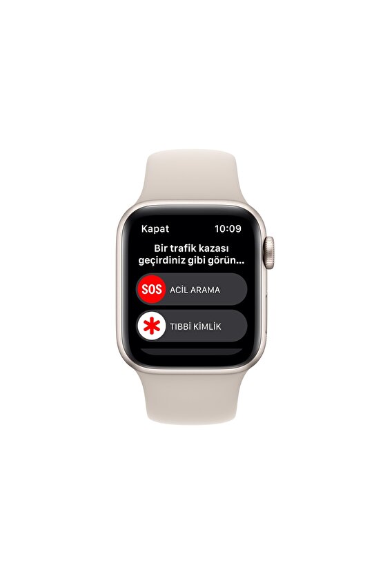 Watch SE 40mm GPS Yıldız Işığı Alüminyum Kasa ve Yıldız Işığı Sport Band (Apple Türkiye Garantili)