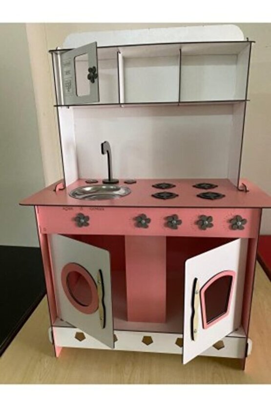 Yeni Model Ahşap Oyuncak Mutfak 3mm