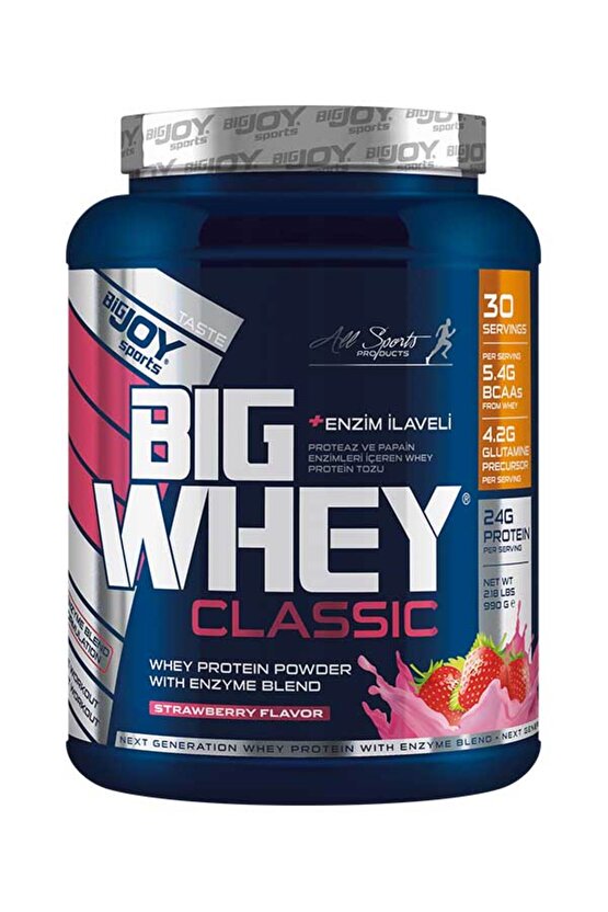 Big Whey Classic Whey Protein Tozu Çilek Aroma 990g