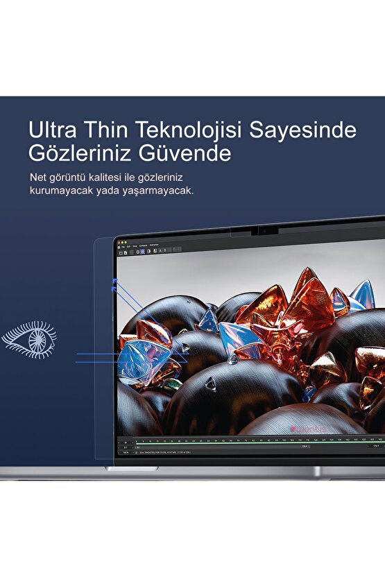 Asus Tuf Gaming F15 Fx506lh-hn004a5 15.6 Inç Notebook Premium Ekran Koruyucu Nano Cam