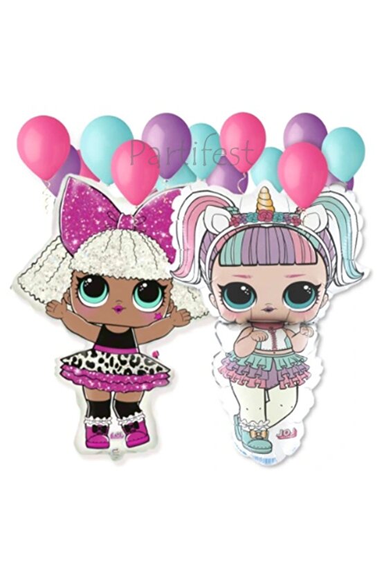 Lol Surprise Balon Seti Lol Bebek 3 Yaş Balon Seti Lol Doğum Günü Parti Seti
