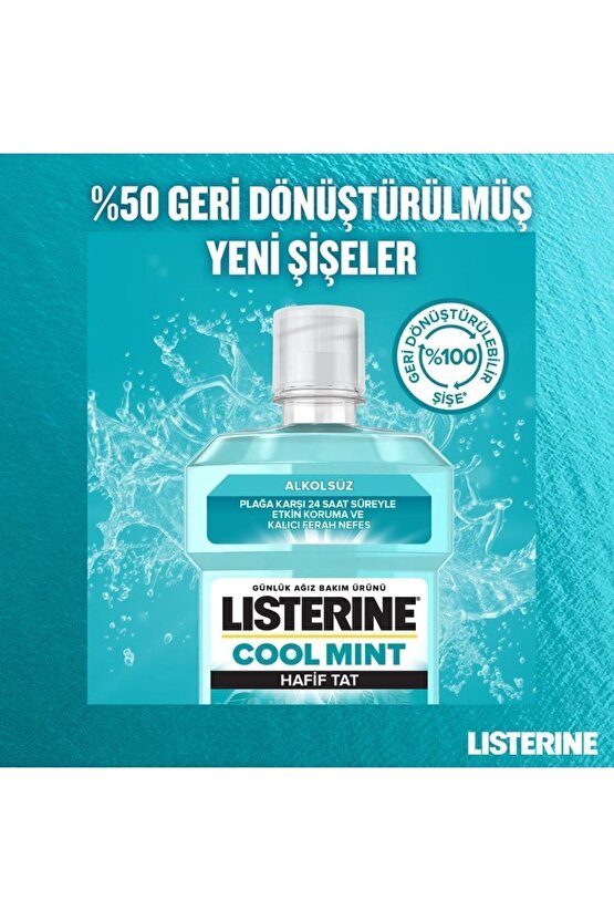 Cool Mint Hafif Tat Alkolsüz Ağız Bakım Suyu 250ml 