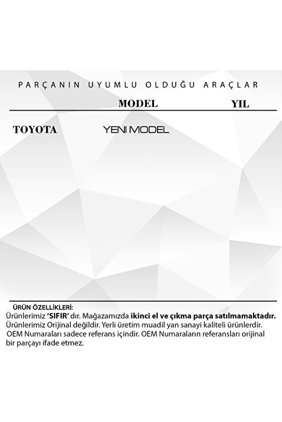 Toyota Yeni Model Için Ayna Dişlisi- 28 Diş