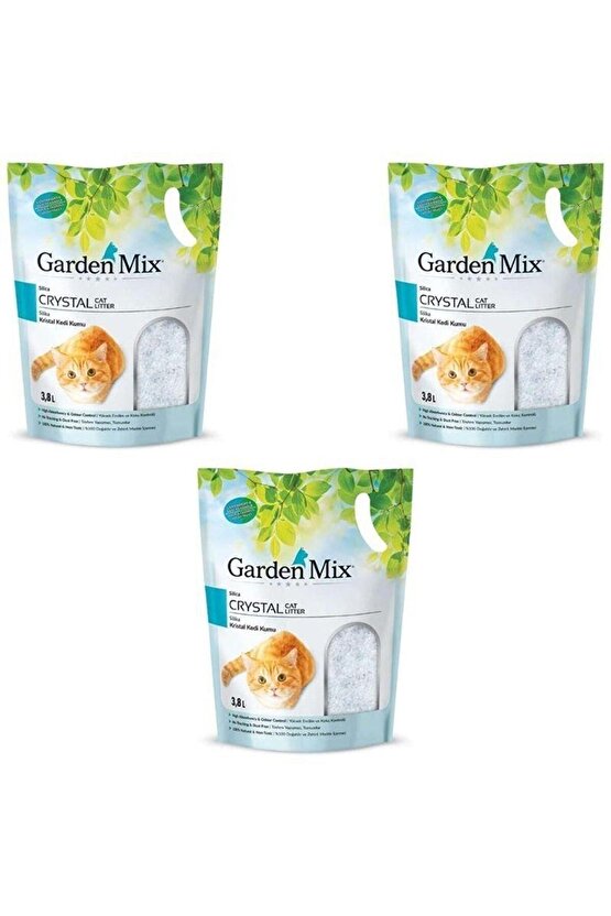 Neo Pet Market Garden Mix Kokulu Silika Kedi Kumu 3.8 Lt X 3 Adet