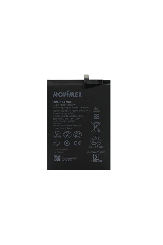Huawei Honor 8x (jsn-l21) Rovimex Batarya Pil
