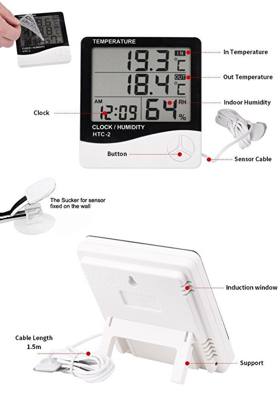 HTC 2 Dijital Termometre
