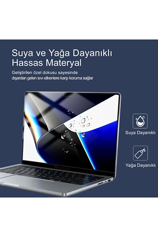 Apple Macbook Pro (MVVL2TUA) Notebook Premium Ekran Koruyucu 9h Nano Film