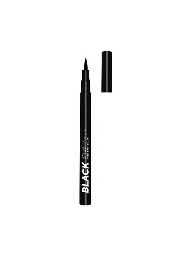 Yumuşak Fırçalı Siyah Eyeliner No 401