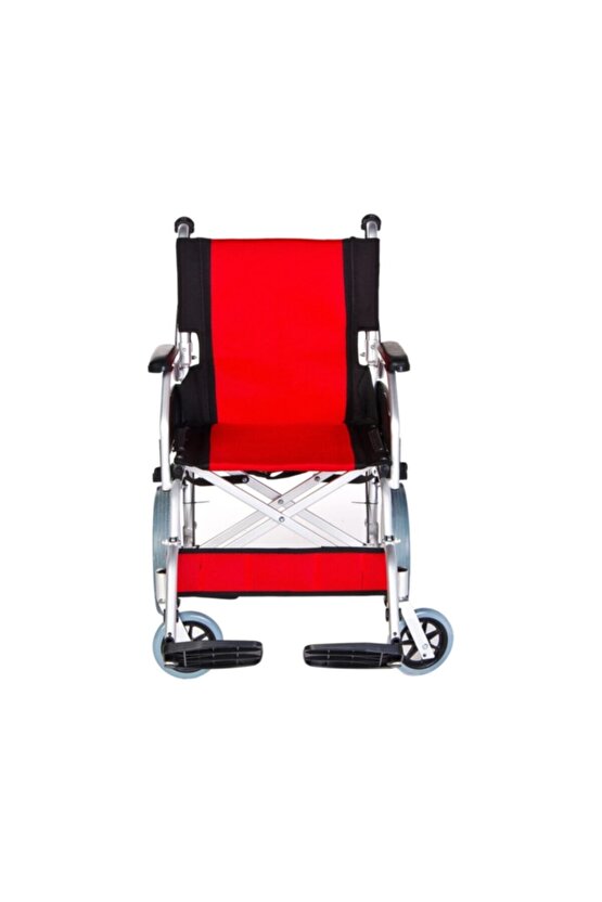 Ky863laj-a12 Alüminyum Transfer Özellikli Refakatçı Frenli Hafif Tekerlekli Sandalye