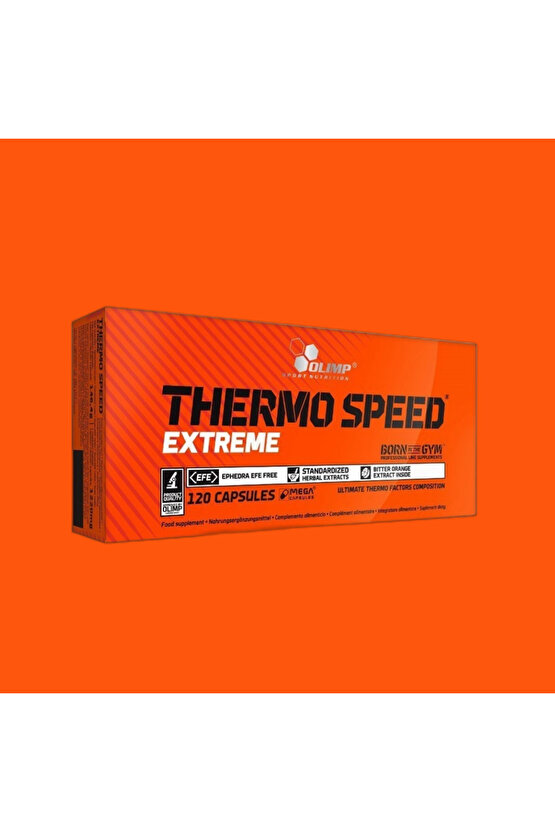 Thermo Speed Xtreme 120 Kapsül Yağ Yakıcı Likarnitin Carnitine Cla Güç Enerji Vitamin