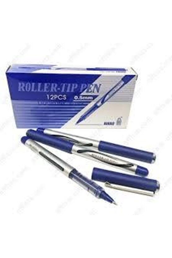 Roller Tip Pen 0,5mm Mavi Pilot Kalem 12 Adet