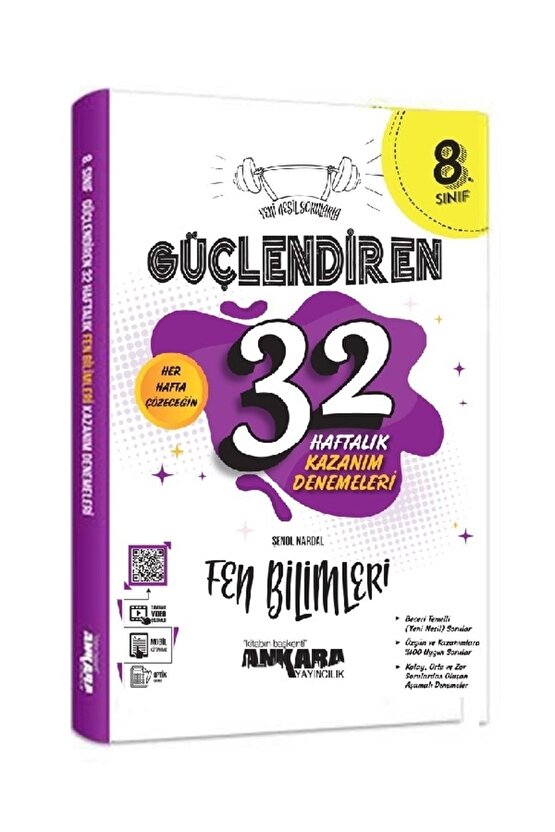 8. Sınıf Okyanus 5li Deneme + Ankara Güçlendiren 32 Haftalık Kazanım Denemeleri Set 2024 LGS