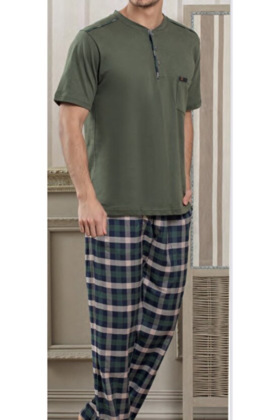 Patlı Erkek Pijama -2714 - Saks
