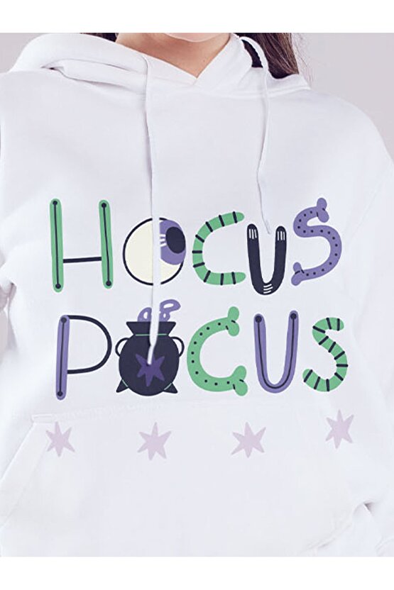 Hocus Pocus Harry Potter Temalı 2 Iplik Sweatshirt Hoodie