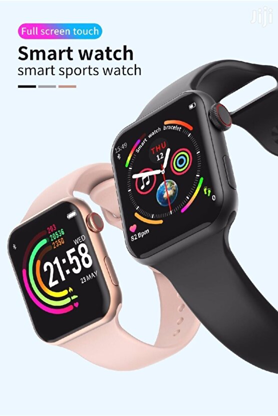 Akıllı Saat Nabız Ölçer Bileklik Adımsayar Smart Watch X7 Series 6 Mesaj Okuma Fitpro Pembe