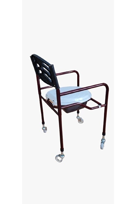 Klozetli Sandalye Tekerlekli Standart Kapaklı