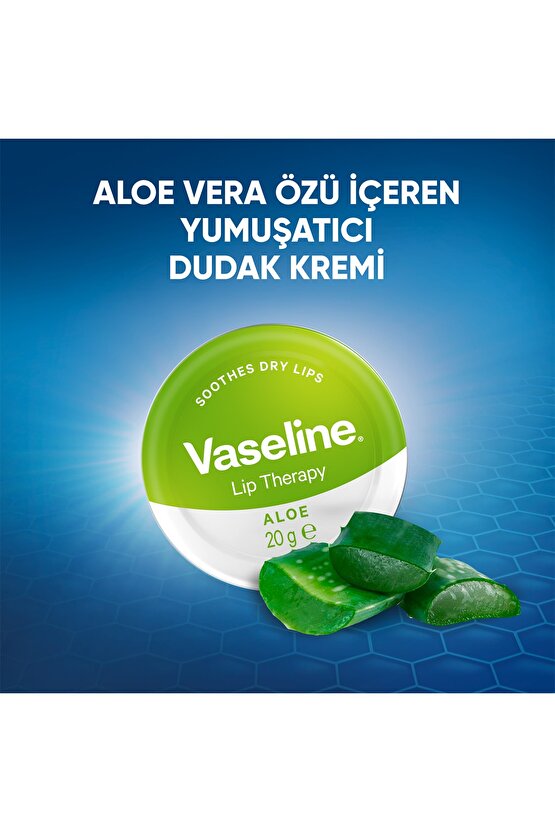 Dudak Kremi Lip Therapy Aloe Vera 20 gr