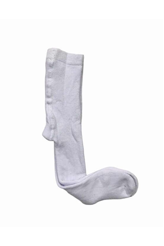 Havlu Şardonlu Kışlık Polar Tek Renk Külotlu Çorap