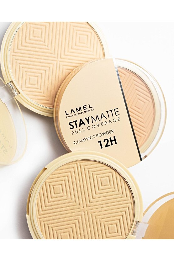 Lamel Stay Matte Compact Kalıcı Mat Pudra No 402