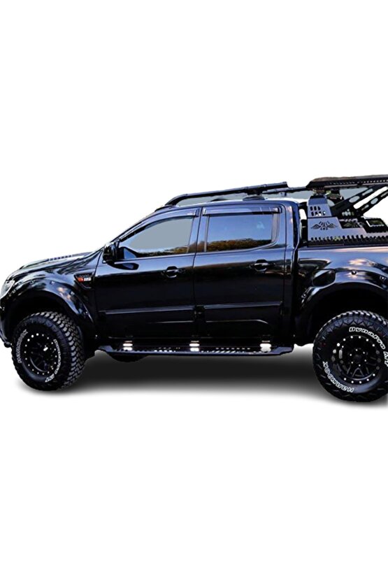 Ranger 2015 Model Pickup Offroad Paslanmaz Portbagaj Klasik Tavan Çıtası Barı Siyah