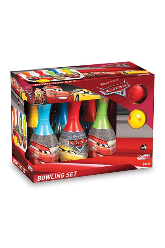 Cars Bowling Seti - Spor Oyuncakları - Bovling Seti - Arabalar Bowling Seti