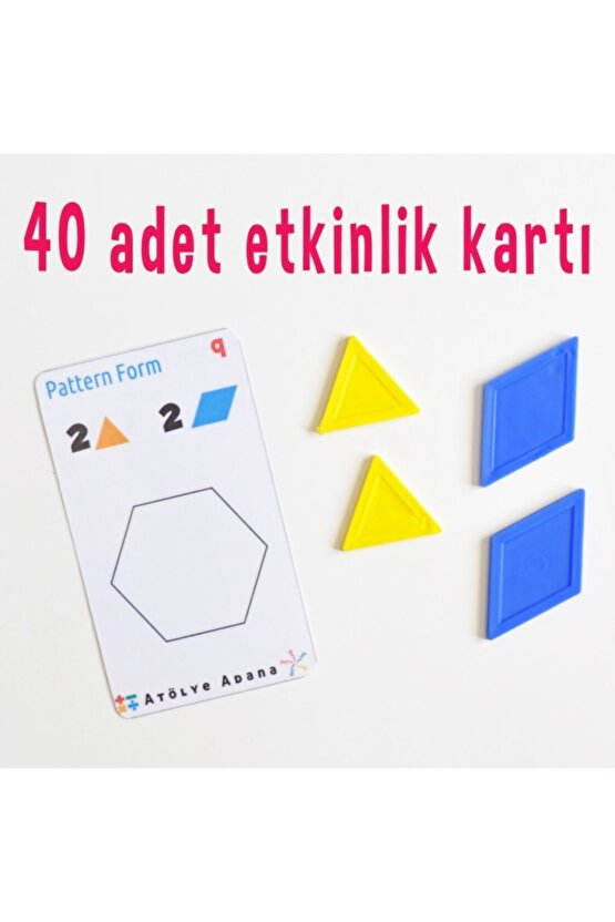 Pattern Form - Matematik Akıl Zeka Mantık Beceri Eğitici Gelişim Geometri Şekil Oyunu