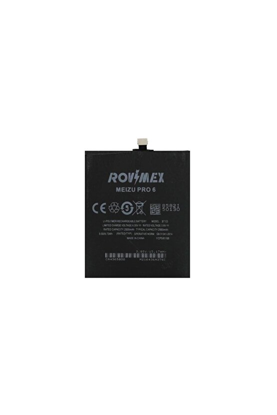 Meizu Pro 6 Rovimex Batarya Pil