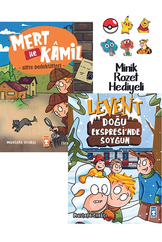 3. 4. Sınıf Okuma Set 2 Kitap Mert İle Kamil Şifre Dedektifleri - Levent Doğu Ekspresinde Soygun