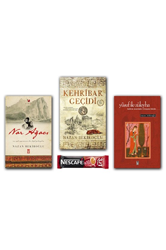 Kehribar Geçidi - Nar Ağacı - Yusuf Ile Züleyha Roman Set 3 Kitap Nazan Bekiroğlu