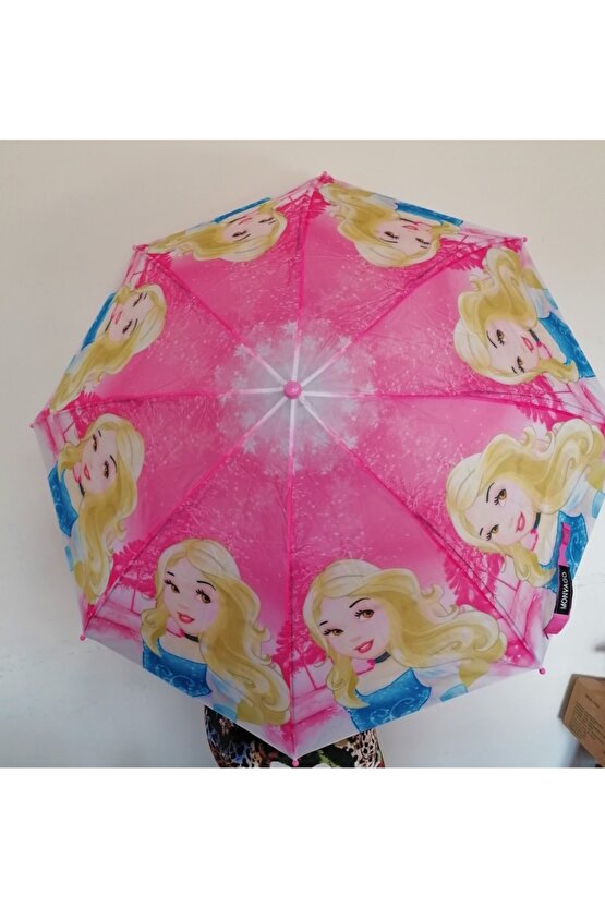 Monva Barbie Desenli Çocuk Şemsiyesi
