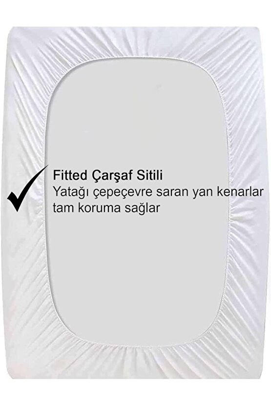 Sıvı Su Geçirmez Fitted Full Kenarlı Yatak Koruyucu Alezi , Yatak Koruyucu, Hasta Alezi