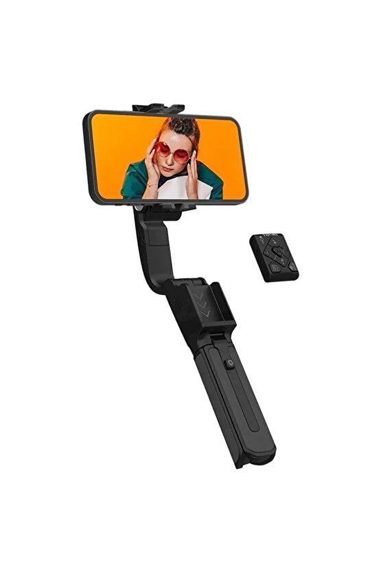 Isteady Q El Gimbal Sabitleyici Selfie Stick Çubuğu Ayarlanabilir Tripod Akıllı Telefon Için Uyumlu