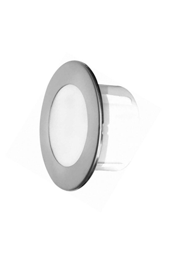 Yuvarlak Beyaz Işık Analog Sensörlü Led Spot Koridor Ve Basamak Armatürü