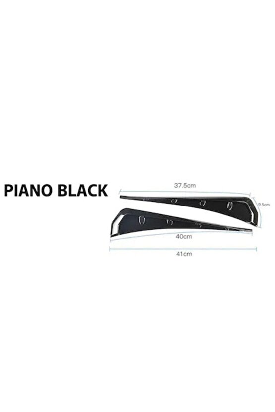 Honda Civic Fc5 Yan Çamurluk Venti Piano Black (2 Adet)