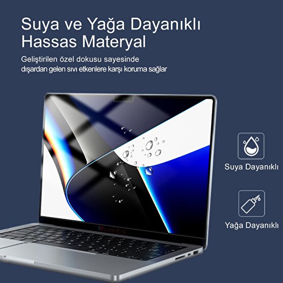 Wontis Asus Vivobook Pro 14 OLED K3400PH-KM370 14 Inç Notebook Ekran Koruyucu Nano Film