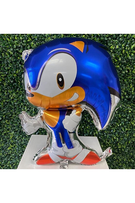 Sonic Tilki Konsept 1 Yaş Balon Set Sonic Doğum Günü Lacivert Balon Set