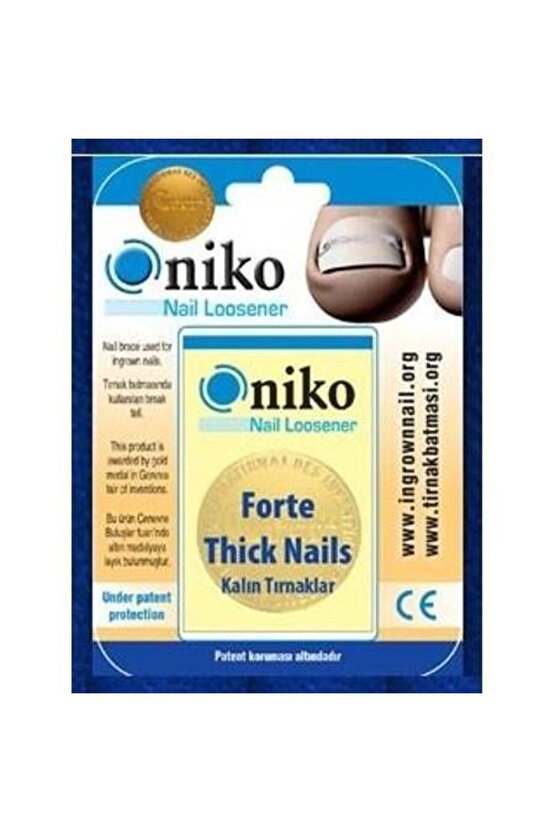 Oniko Nail Loosener Tırnak Gevşetici Tel - Tırnak Batması & Kalın Tırnaklar