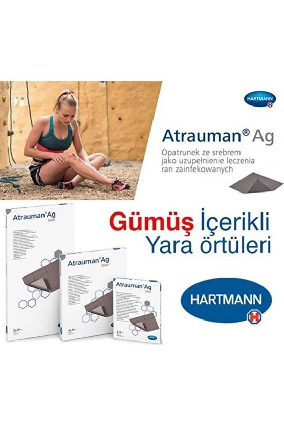 Atrauman Ag Gümüş Içerikli Yara Örtüsü 10x10 Cm 10 Adet