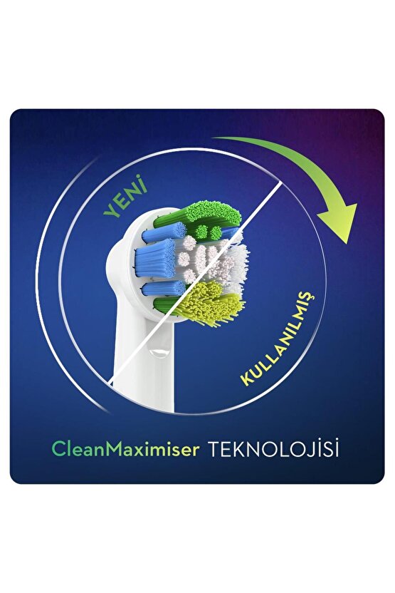 Diş Fırçası Yedek Başlığı Clean Maximiser Precision Clean 4 Lü