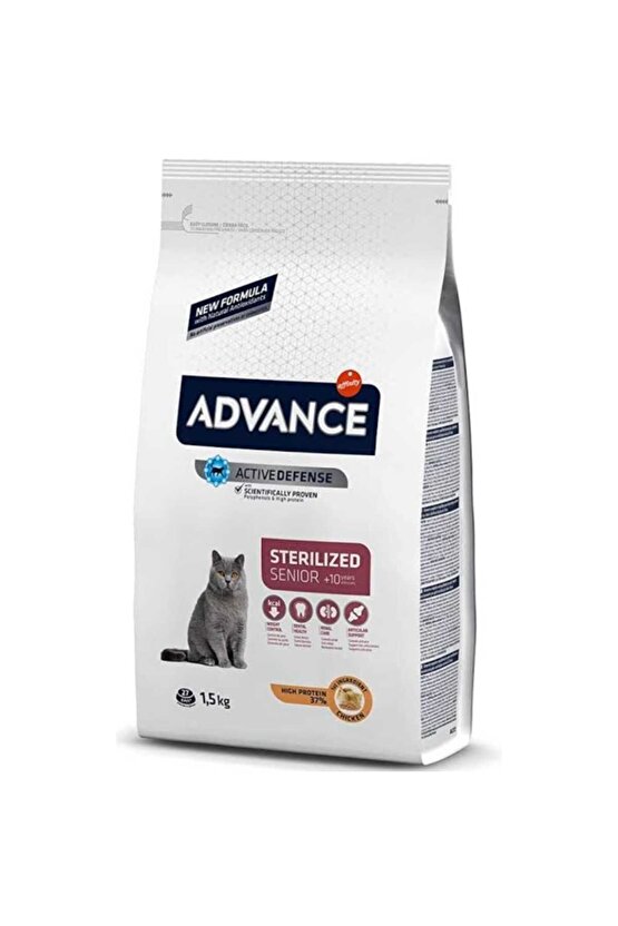 Neo Pet Market Cat Sterilized +10 Senıor Kısırlaştırılmış Yaşlı Kedi Maması 1.5 kg