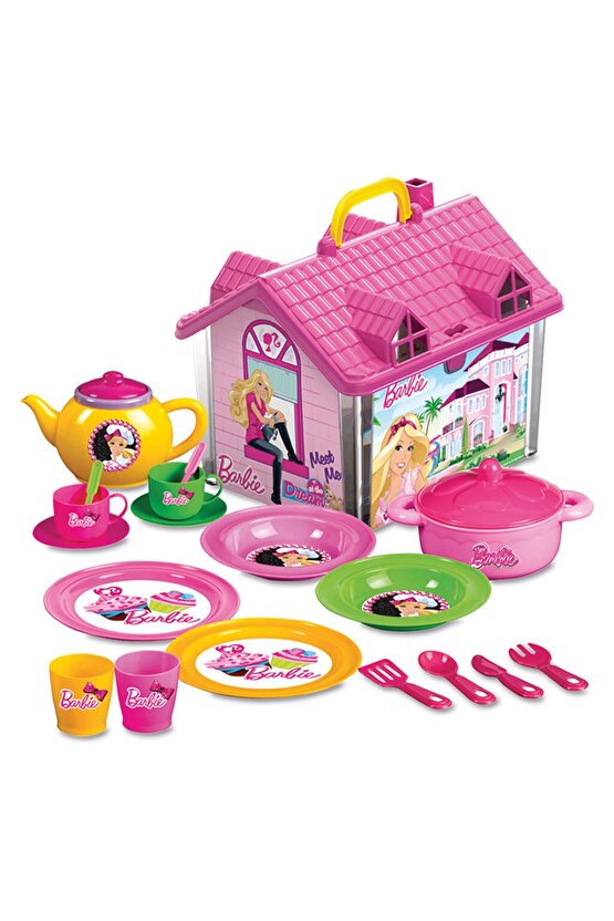 Barbie Ev Çay Set - Mutfak Setleri - Ev Oyuncak Setleri