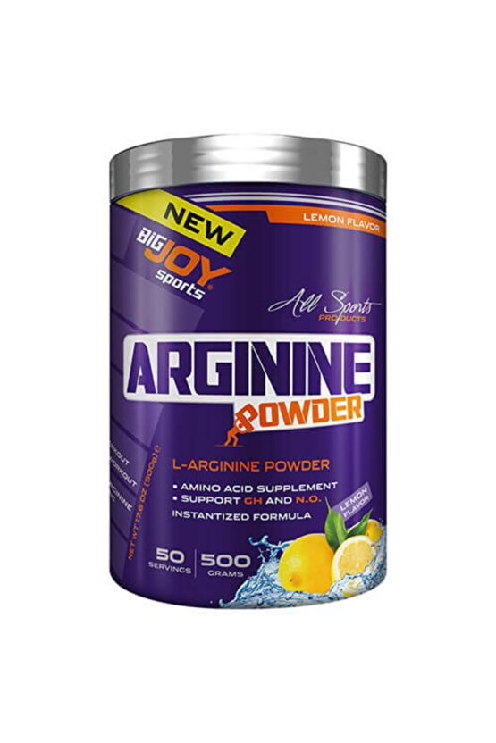 Bigjoy L-arginine 500 gr Limon Aromalı Powder