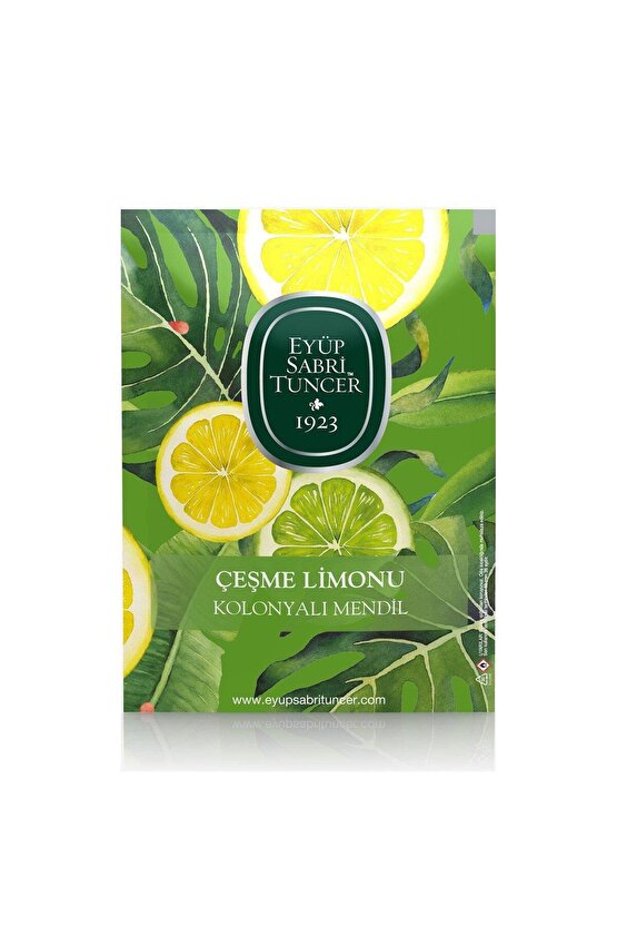 50li Mendil Çeşme Limonu Kolonyalı (9,3 X 12,5) Doypack