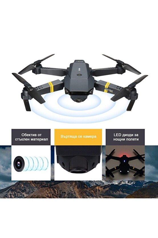 4k Kameralı Drone Hava Quadcopter 2.4g Kızılötesi Rc Işıklı Katlanabilir Drone Wifi