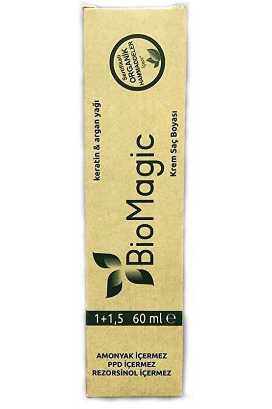 Bio Magic Amonyaksız Krem Saç Boyası 60 ml 8.72 - Açık Küllü Kumral Oksidan