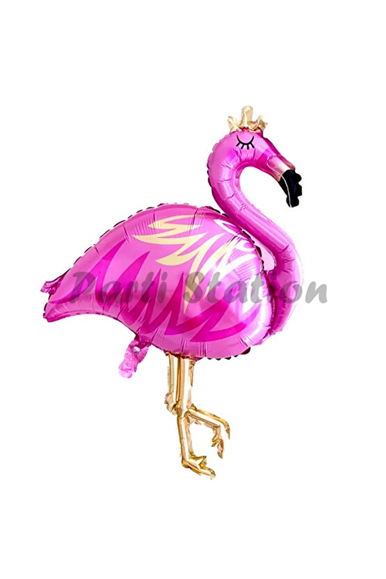 Tropikal Konsept Parti Flamingo 1 Yaş Doğum Günü Balon Seti Yaz Temalı Tropikal Flamingo Parti